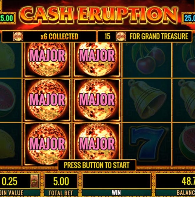 Cash Eruption slot 2